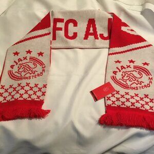 Ajax Amsterdam FAN football scarf NWT W Defects